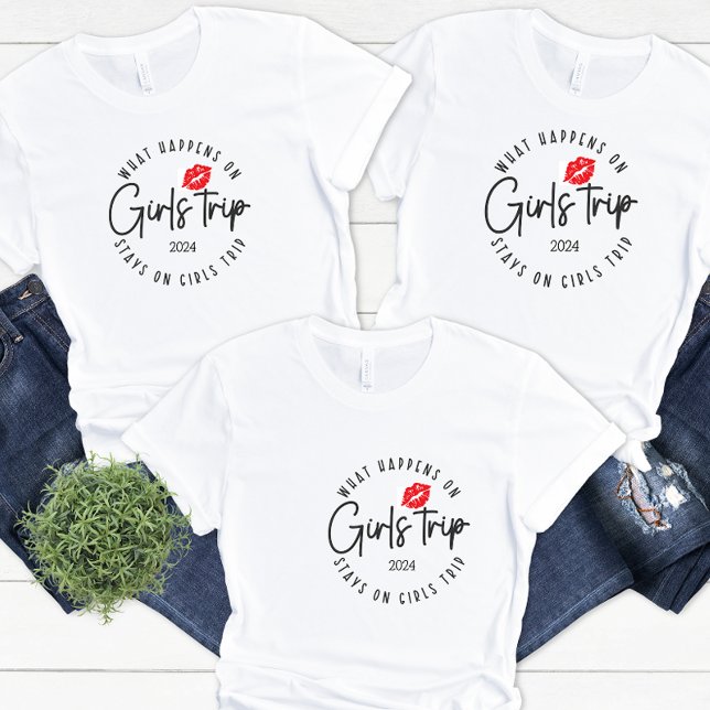 Funny Girls Trip Customizable T-shirt (Creator Uploaded)