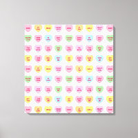 Funny girly cute custom conversation candy hearts