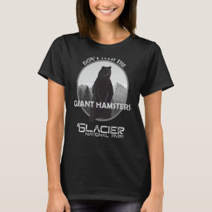 Funny Glacier National Park Grizzly Brown Bear Sou T-Shirt