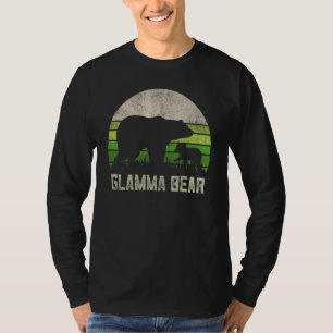 Funny Glamma Bear  From Grandkids Cub Kids Grandma T-Shirt