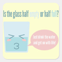 Funny Glass Half Empty Half Full