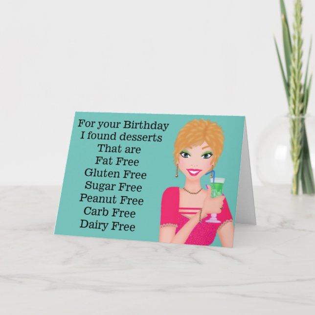 Funny Gluten Carte d'anniversaire gratuite (Devant)