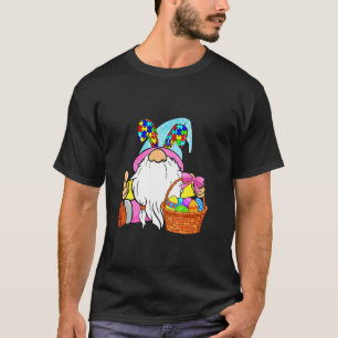 Funny Gnome Bunny Autism Awareness Support Happy E T-Shirt