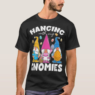Funny Gnome Hanging With My Gnomies Easter Day Boy T-Shirt