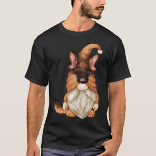Funny Gnome In German Shepherd Costume For Men Dog T-Shirt