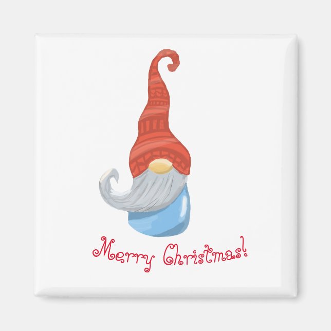 Funny gnome   magnet (Front)