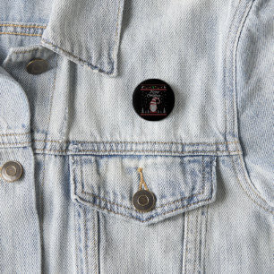 Funny Gnome Merry Christmas 1 Inch Round Button