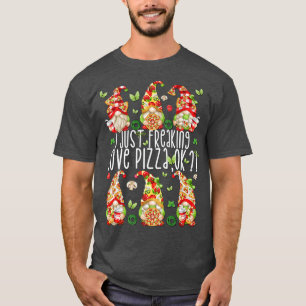 Funny Gnome Motif For Women And Men With Gnomies L T-Shirt