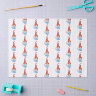Funny gnome  tissue paper