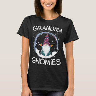 Funny Gnomes Grandma Gnomies Costume Christmas Gif T-Shirt