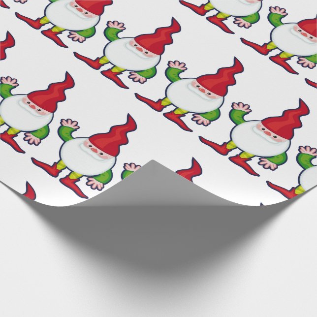 Funny gnomes wrapping paper (Corner)