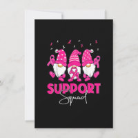 Funny Gnomies Support Squad Breast Cancer Awarenes