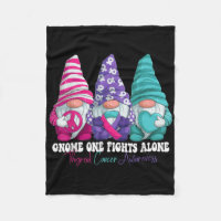 Funny Gnomies Thyroid Cancer Awareness Month Ribbo