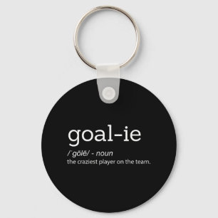 Funny Goalie Goalkeeper Definition Soccer Hockey P Keychain