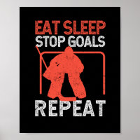 Funny goalie soccer field hockey food sleeping