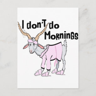 Funny Goat Apparel Postcard