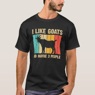 Funny Goat Art For Men Women Kids Farming Goat T-Shirt
