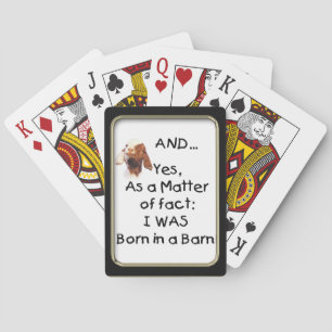 Funny  Goat  Bicycle® Playing Playing Cards