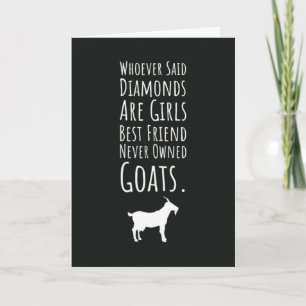 Funny Goat Cards For Girls For Her Friendship