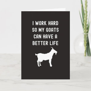 Funny Goat Cards Humour Animal Farm Humourous