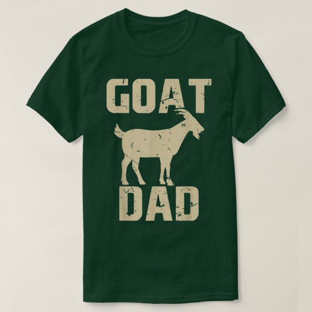 Funny Goat Dad Funny Goat  T-Shirt (Design Front)