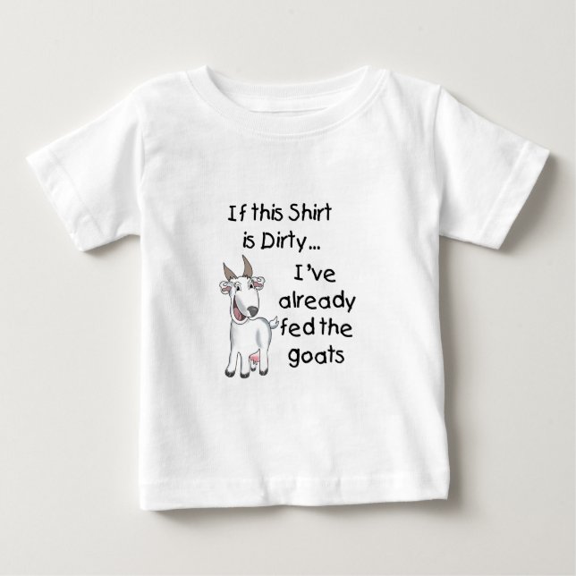 Funny Goat Dirty Shirt (Front)