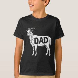Funny Goat Gift Dad Sarcastic Graphic  T-Shirt