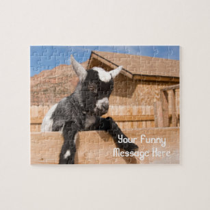 Funny Goat Jigsaw Puzzle
