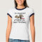 Funny Goat T-shirt Ladies Baby Doll Shirt by Bella