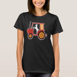 Funny Goat Tractor Driver Farm Animals Lovers Gift T-Shirt