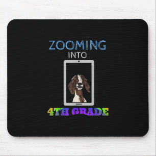 Funny Goat Virtual 4th Grader Back To School 2020 Mouse Pad