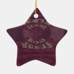 Funny God Bless  kenya  Hakuna Matata Giraffes wov Ceramic Ornament