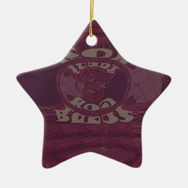 Funny God Bless  kenya  Hakuna Matata Giraffes wov Ceramic Ornament (Front)