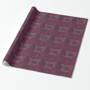Funny God Bless  kenya  Hakuna Matata Giraffes wov Wrapping Paper
