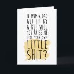 funny godmother / godfather / godparents card<br><div class="desc">funny godmother / godfather / godparents card</div>