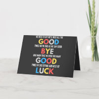 Funny Going Away Farewell