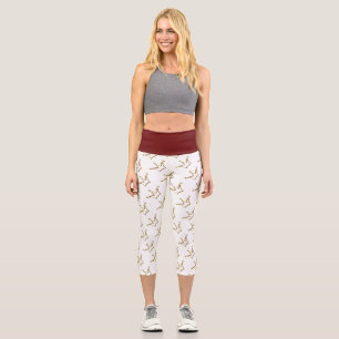 Funny Golden Crown - luxury royal 1 Capri Leggings