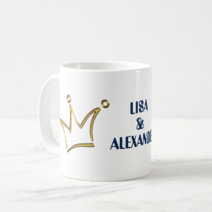 Funny Golden Crown - luxury royal 1 Coffee Mug
