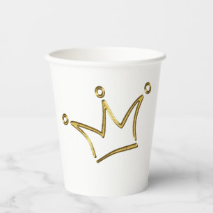 Funny Golden Crown - luxury royal 1 Paper Cups