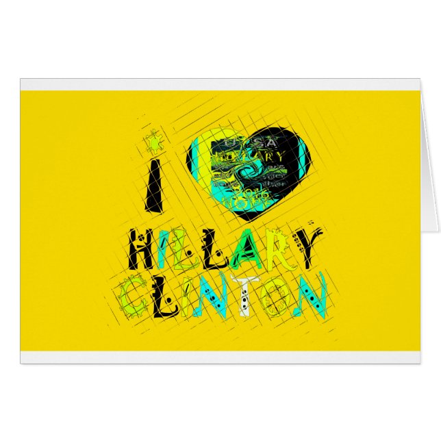 Funny Golden lovey Amazing Hope Hillary for USA Co (Front Horizontal)