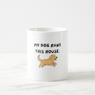 Funny Golden Retriever Dog Mom House Quote Mug