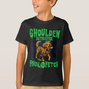 Funny Golden Retriever Zombie Halloween, Soky Ghou T-Shirt