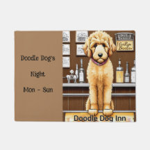funny goldendoodle dog brown neutral