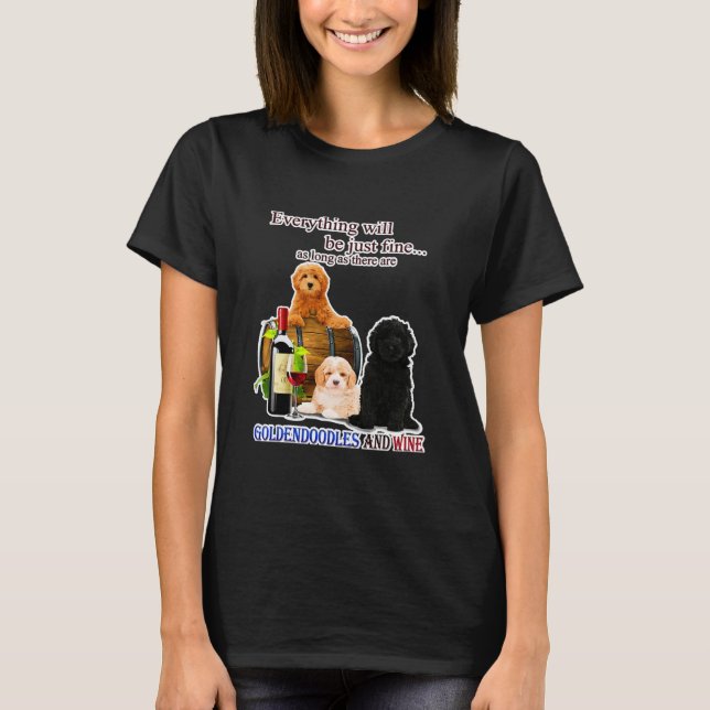 Funny Goldendoodle Dog Great Any Dog T-Shirt (Front)