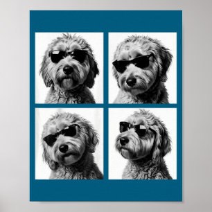 Funny Goldendoodle Meme Cute Doodle Photo Booth Poster
