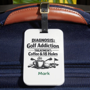 Funny Golf Bag Tag Collection for Golf Addicts 