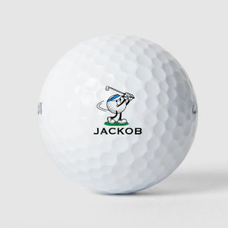 Funny Golf Ball Character Custom Name