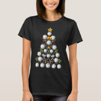 Funny Golf Ball Christmas Tree Christmas Golf Love