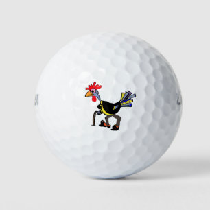 Funny Golf Balls for an "Old Rooster"