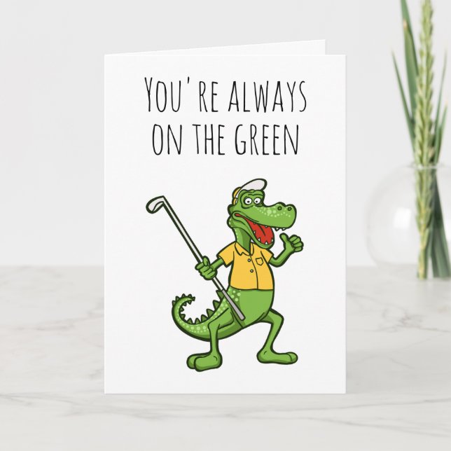 funny golf birthday cards (Front)